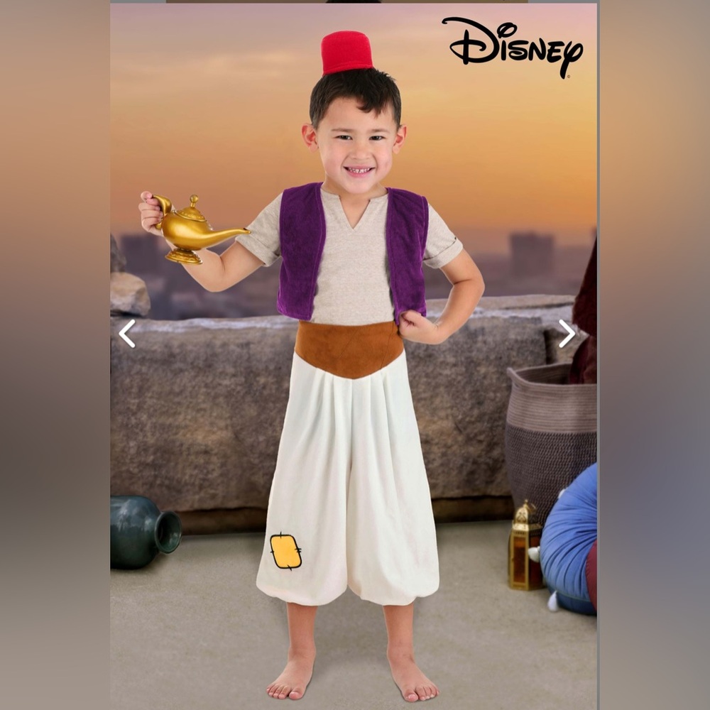 Toddler Aladdin Costume with Purple Vest